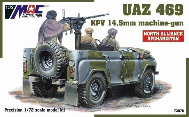 1:72 UAZ 469 with 14:5mm Machine Gun