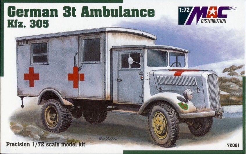 1:72 German 3t Ambulance Kfz.305