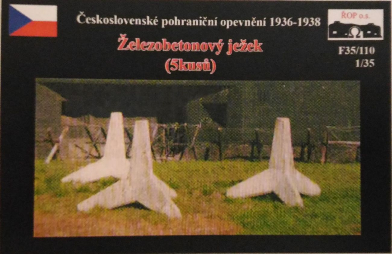 1:35 Železobetonový ježek (5 kusů)