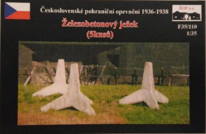 1:35 Železobetonový ježek (5 kusů)