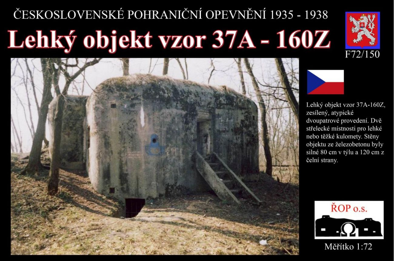 1:72 Lehký objekt vzor 37A-160Z