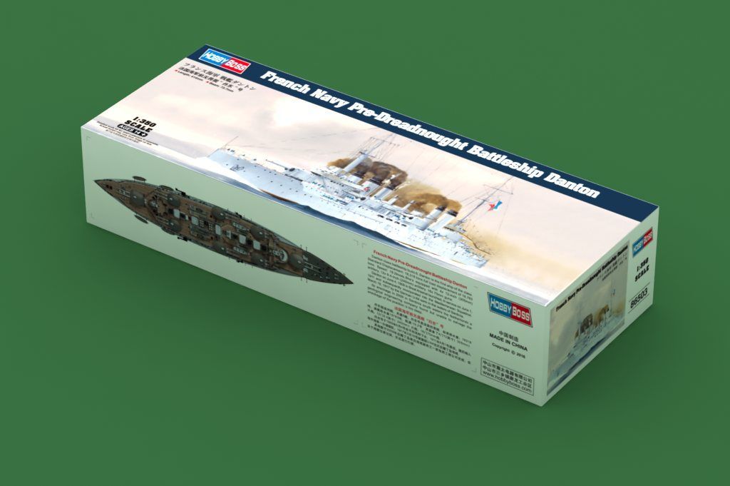 1:350 French Navy Pre-Dreadnought Battleship Danton