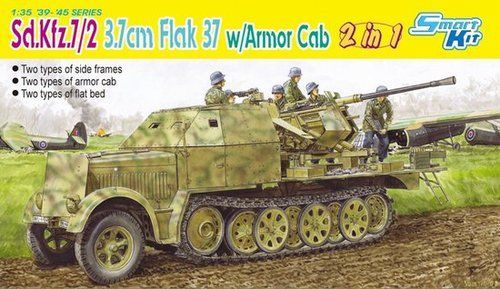 1:35 Sd.Kfz. 7/2 3,7cm Flak 37 w/Armor Cab