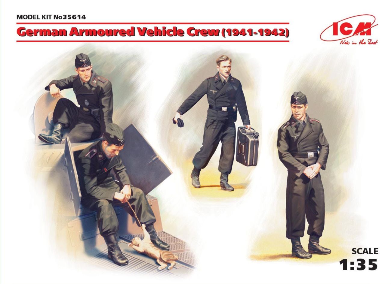 1:35 German Armoured Vehicle Crew (1941-1942)