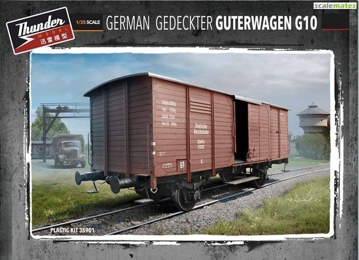 1:35 German Gedeckter Güterwagen