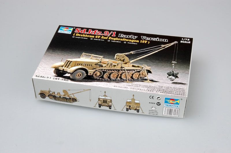 1:72 Sd.kfz.9/1 Early Version (Drehkran 6t auf Zugkraftwagen 18t)