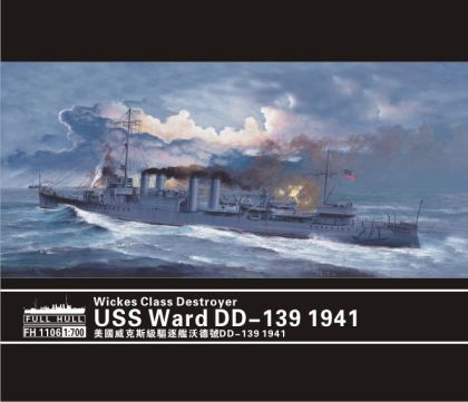 1:700 USS Ward DD-139 1941