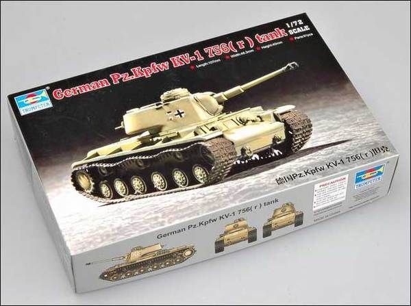 1:72 German Pz.Kpfw KV-1 756(r)