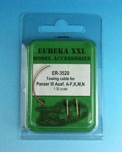 1:35 Towing cable for Pz.Kpfw.III Ausf.A-F, K, M-N Tanks