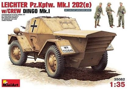 1:35 LEICHTER Pz.Kpfw. Mk.I 202(e) Dingo Mk.I w/ crew