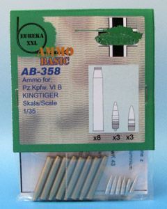 1:35 8,8 cm Ammo for Kw.K.43