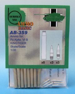 1:35 8,8 cm Ammo for Kw.K.43