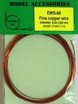 Fine copper wires 0.55 mm / 0.60 mm