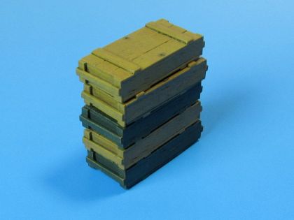 1:35 Wooden Ammo Boxes for 7.5 cm Kw.K.40/Stu.K.40 L/43 and L/48