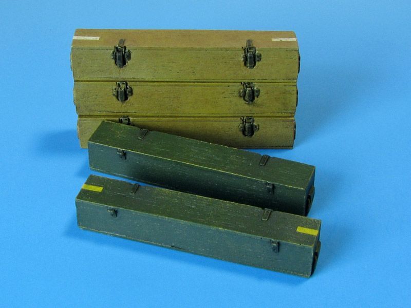 1:35 Wooden Ammo Boxes for 8.8 cm Kw.K.43