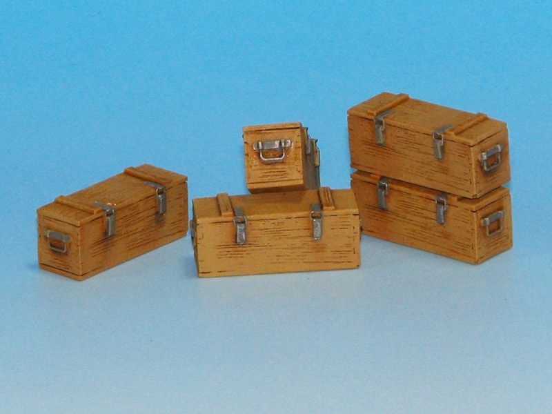 1:35 Wooden Ammo Boxes for 5 cm Kw.K.39