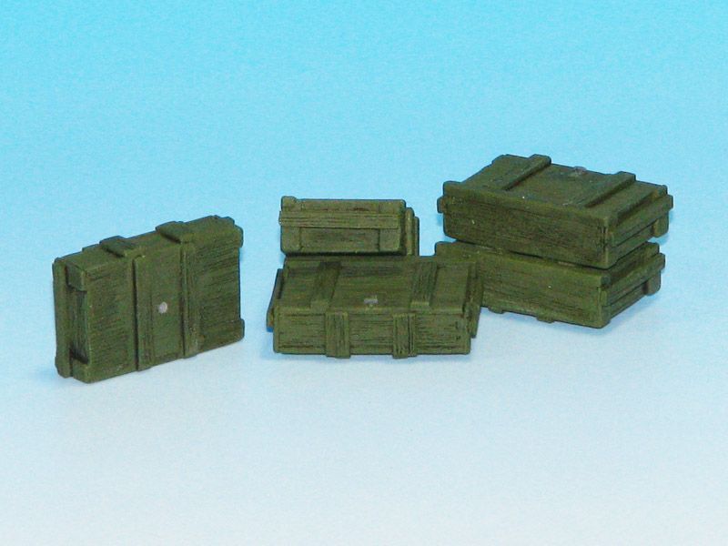 1:35 Wooden Ammo Boxes for 7.5 cm Kw.K.37/Stu.K.37 L/24