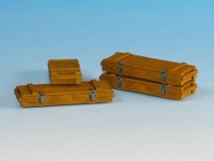 1:35 Wooden Ammo Boxes for 7.5 cm Pak 40