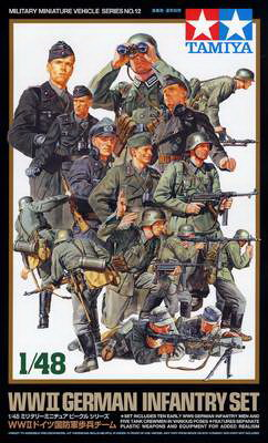 1:48 WWII German Infantry Set