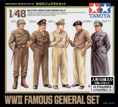 1:48 WWII Famous General Set