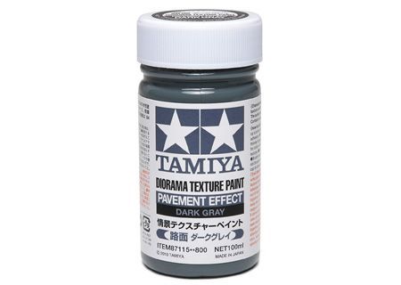 Diorama Texture Paint (Pavement Effect, Dark Gray)