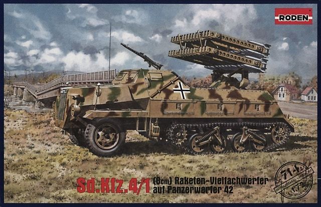 1:72 Sd.Kfz.4/1 (8cm) Raketen-Vielfachwerfer auf Panzerwerfer 42