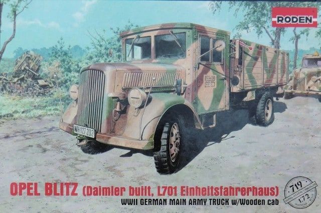 1:72 OPEL BLITZ (Daimler built: L701 Einheitsfahrerhaus)