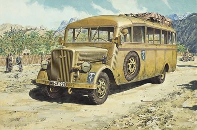 1:72 Opel Blitz Omnibus (model W.39 Ludewig-built: late)
