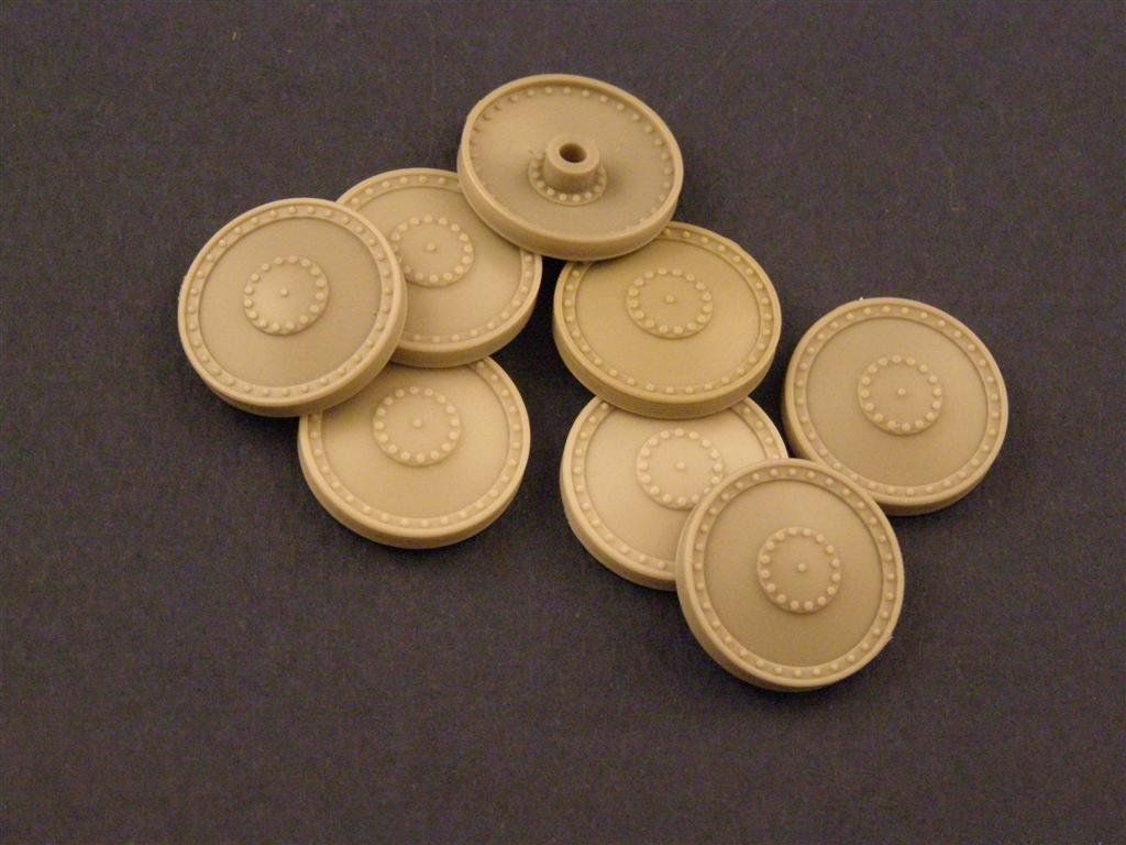 1:35 Burn out Wheels for Pz38/Marder III/Hetzer