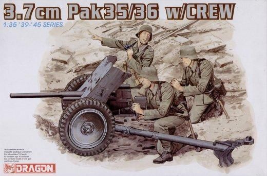 1:35 3,7cm Pak35/36 w/CREW