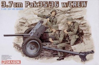 1:35 3,7cm Pak35/36 w/CREW