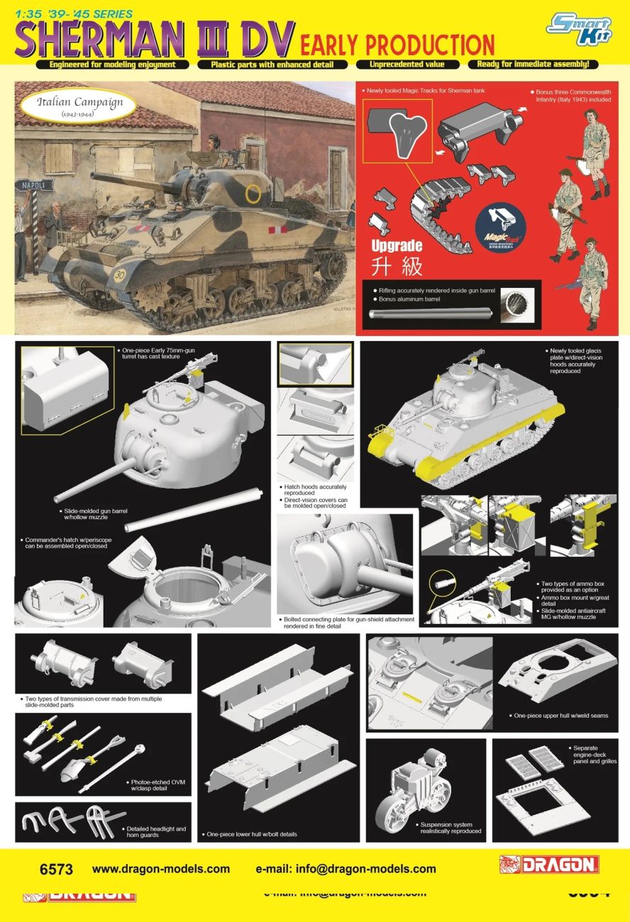 1:35 Sherman III DV, Early Production