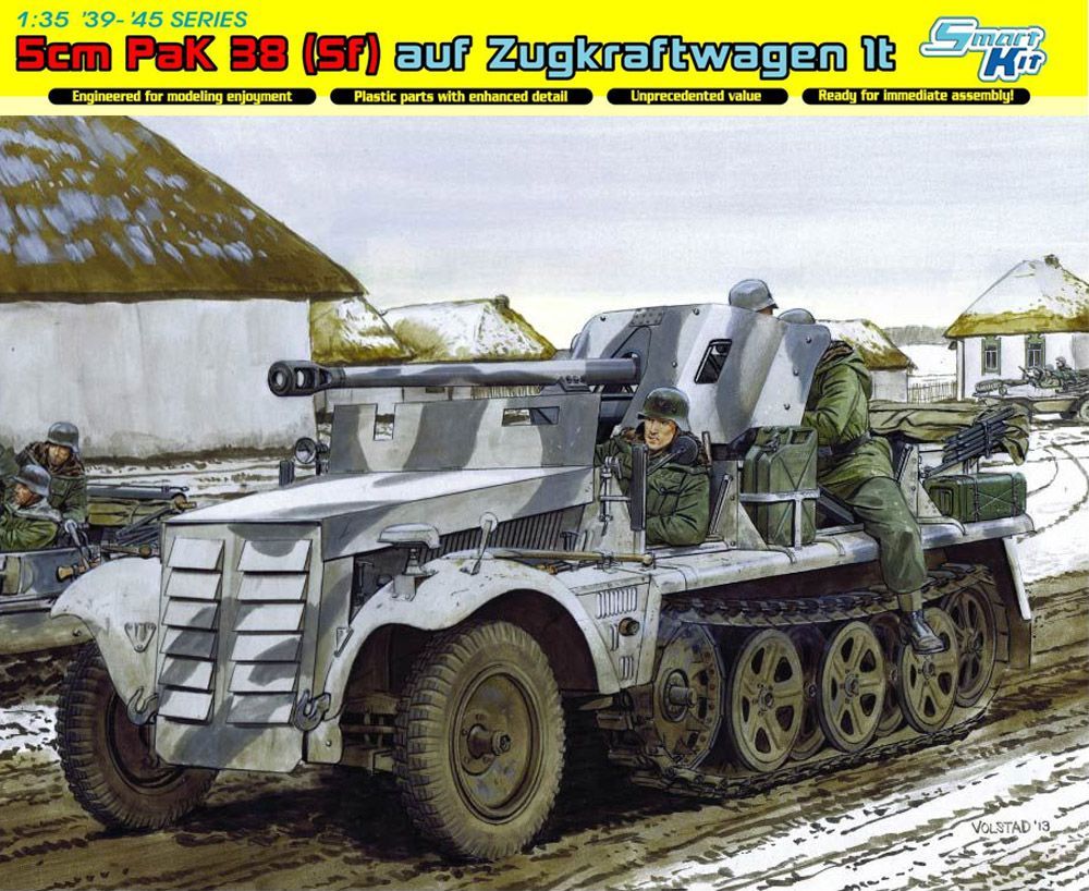1:35 5cm PaK 38 (Sf) auf Zugkraftwagen 1t