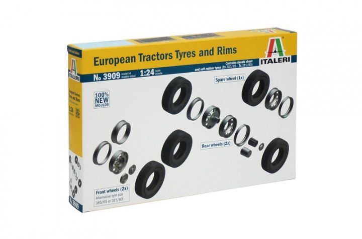 1:24 European Tractors Tyres and Rims