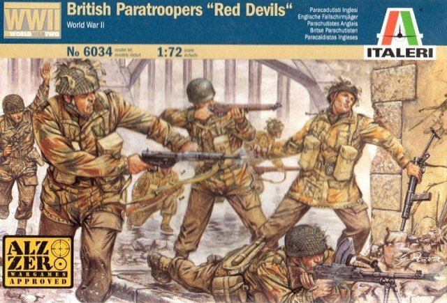 1:72 British Paratroopers Red Devils