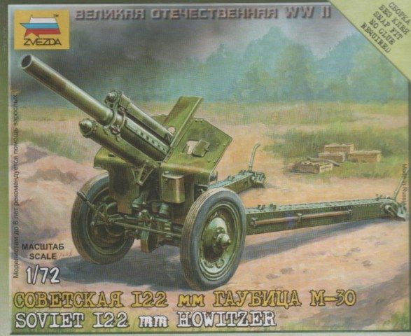 1:72 Soviet 122mm Howitzer M-30