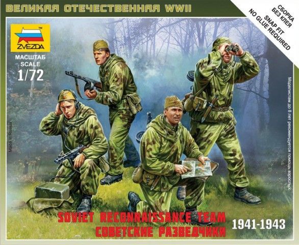 1:72 Soviet Reconnaissance Team