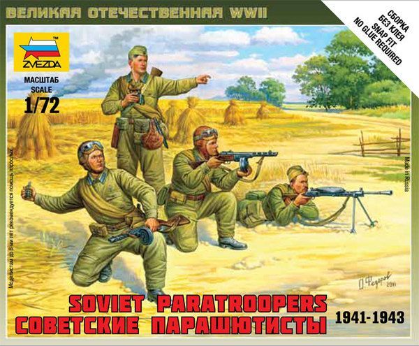 1:72 Soviet Paratroops