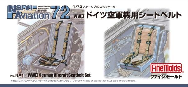 1:72 WWII German Aircraft Seatbelt Set