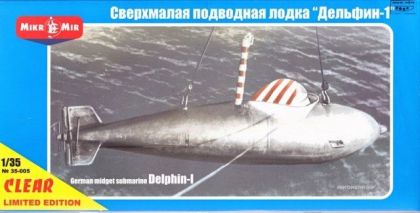 1:35 German Midget submarine Delphin-I