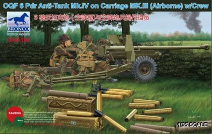 1:35 OQF 6 Pdr Anti-Tank Mk.IV on Carriage Mk.III (Airborne) w/Crew