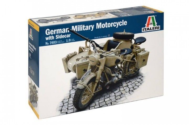 1:9 German BMW R75 & Sidecar