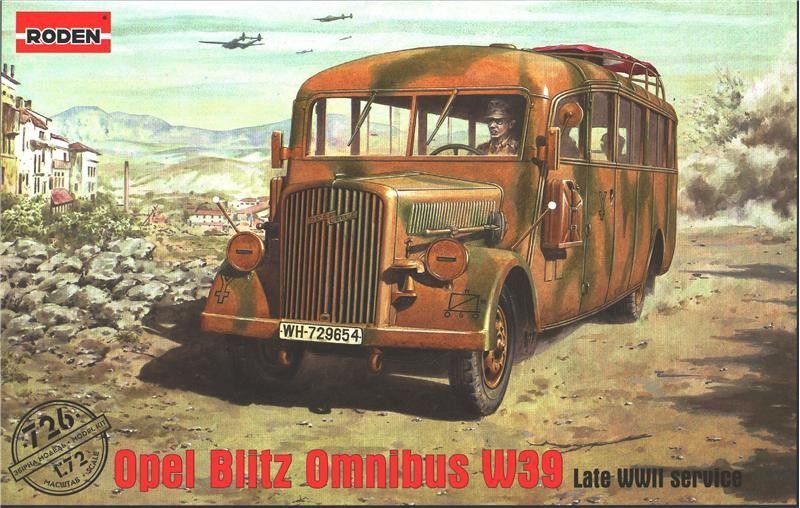 1:72 Opel Blitz Omnibus W39 Late WWII service