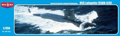 1:350 American Nuclear-powered Submarine USS Lafayette (SSBN-616)
