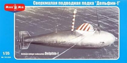 1:35 German Midget submarine Delphin-I