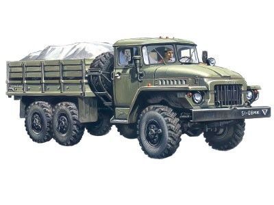 1:72 Ural 375D Army Truck