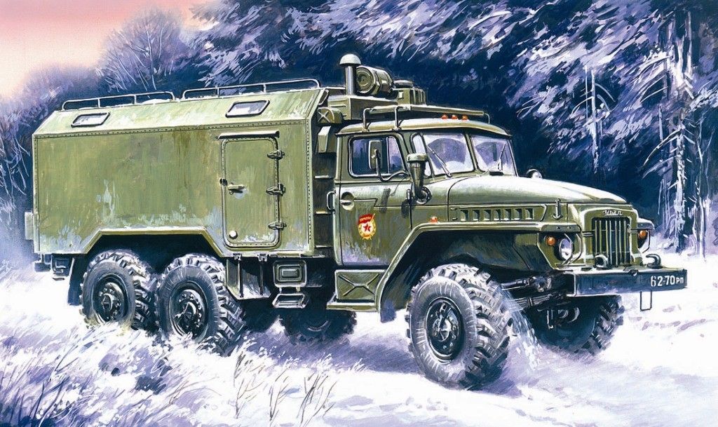 1:72 Ural 375A Command Vehicle