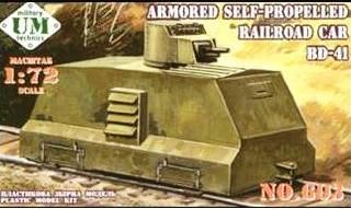 1:72 Armored self-propelled Railroad Car BD-41