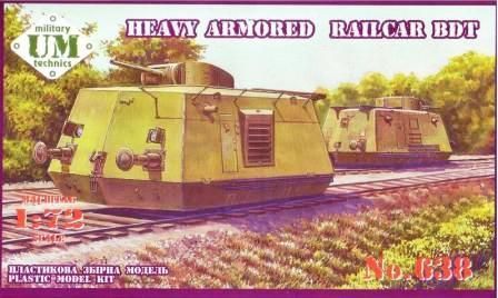 1:72 Heavy Armored Railcar BDT