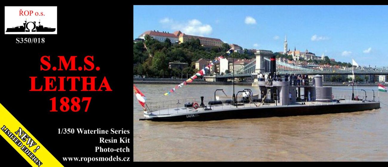 1:350 S.M.S. Leitha 1887